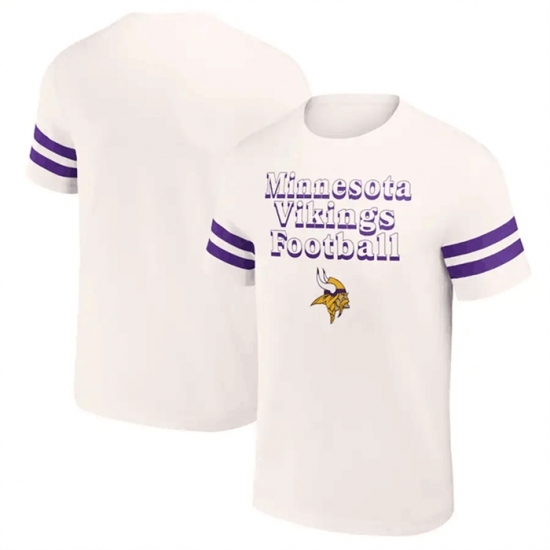 Men's Minnesota Vikings Cream X Darius Rucker Collection Vintage T Shirt - ujerseystore