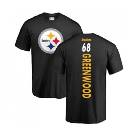 Football Pittsburgh Steelers #68 L.C. Greenwood Black Backer T-Shirt - ujerseystore