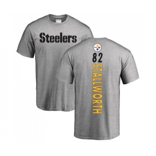 Football Pittsburgh Steelers #82 John Stallworth Ash Backer T-Shirt - ujerseystore