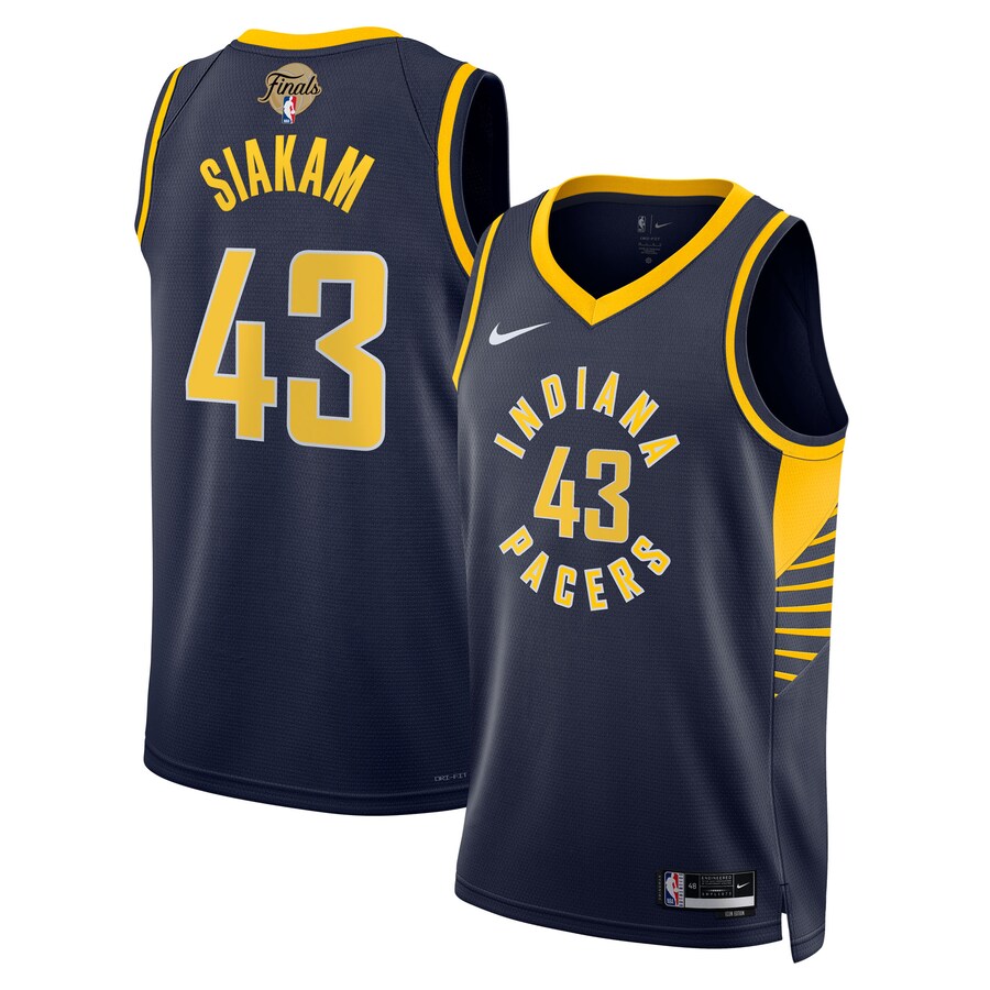 Unisex Indiana Pacers Pascal Siakam Nike Navy 2025 NBA Finals Swingman Jersey - Icon Edition - ujerseystore