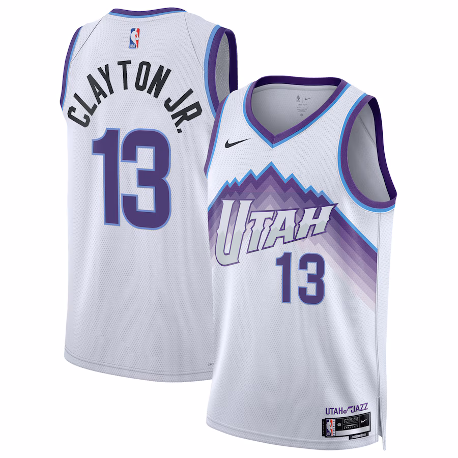 Unisex Utah Jazz Walter Clayton Jr. Nike White Swingman Jersey - Association Edition - ujerseystore
