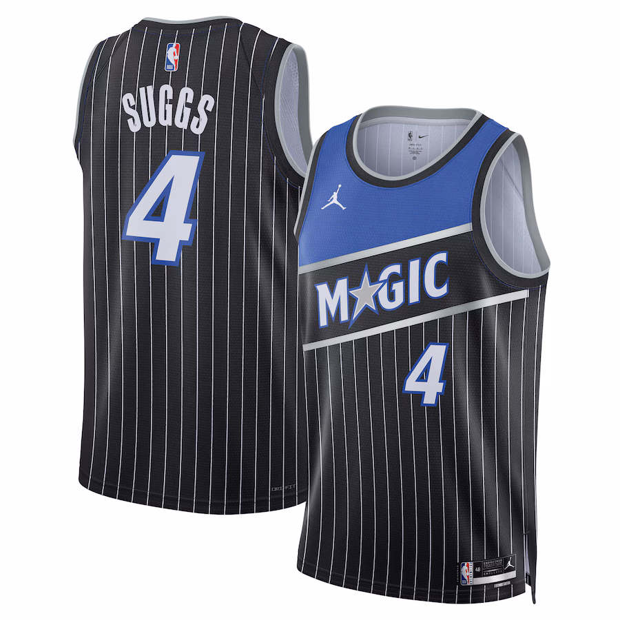 Unisex Orlando Magic Jalen Suggs Jordan Brand Black Swingman Jersey - Statement Edition - ujerseystore