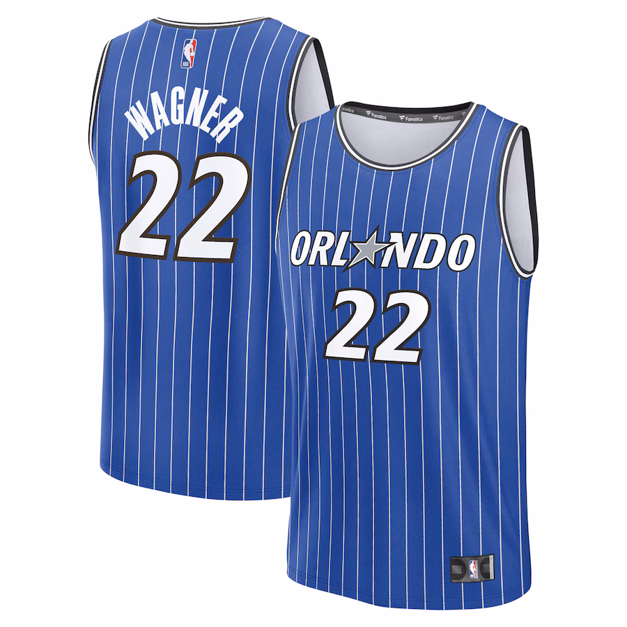 Men's Orlando Magic Franz Wagner Fanatics Blue Fast Break Replica Player Jersey - Icon Edition - ujerseystore