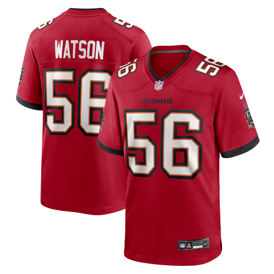 Men's Tampa Bay Buccaneers Desmond Watson Nike Red Team Game Jersey - ujerseystore