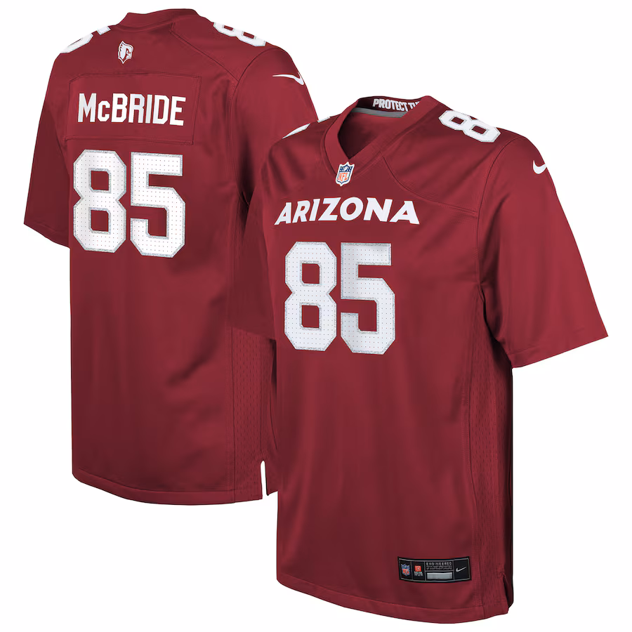 Youth Arizona Cardinals Trey McBride Nike Cardinal Team Game Jersey - ujerseystore