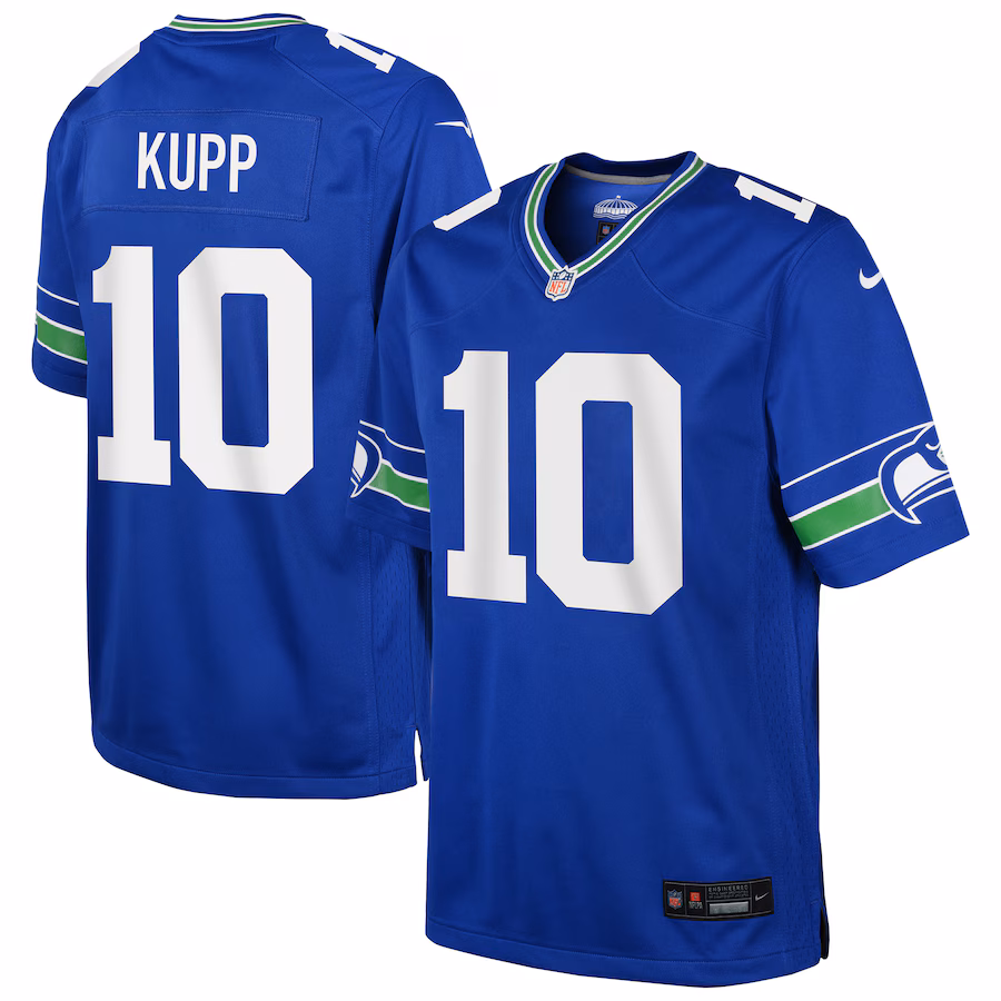 Youth Seattle Seahawks Cooper Kupp Nike Royal Game Jersey - ujerseystore
