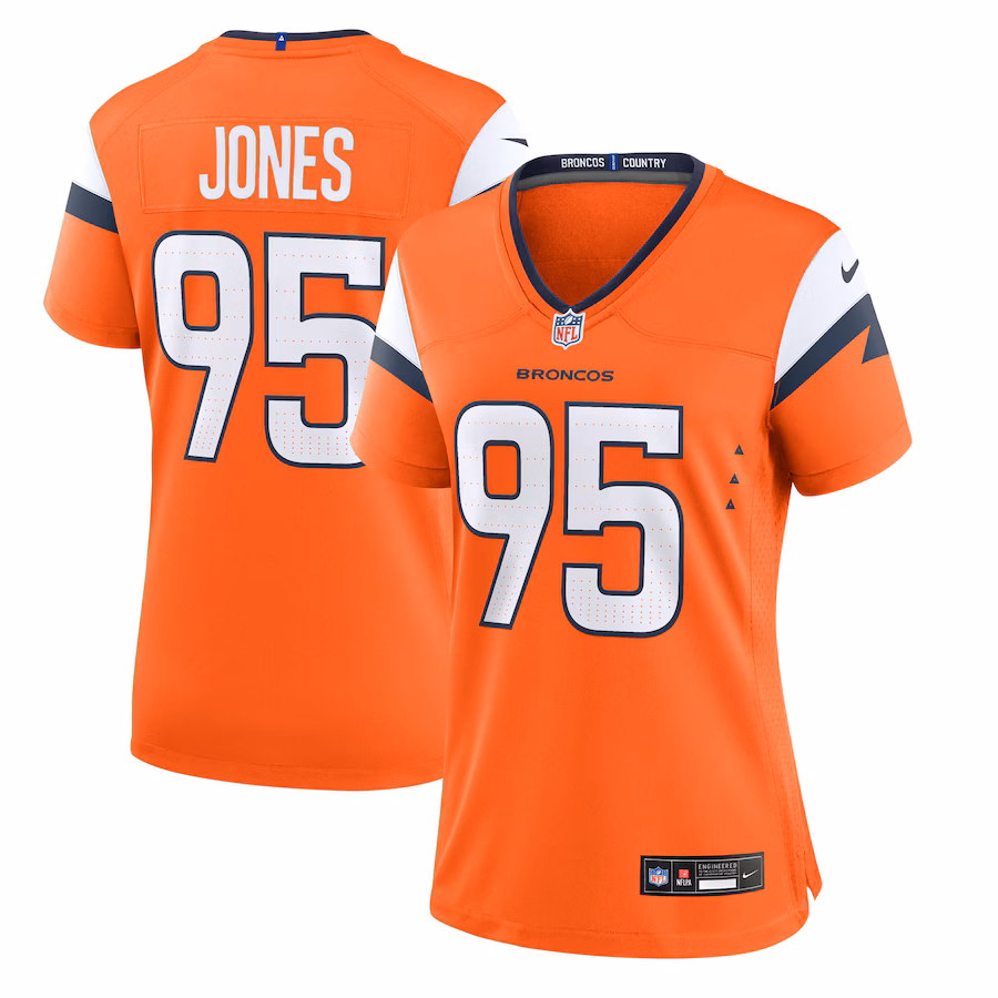 Women's Denver Broncos Sai'vion Jones Nike Orange Team Game Jersey - ujerseystore