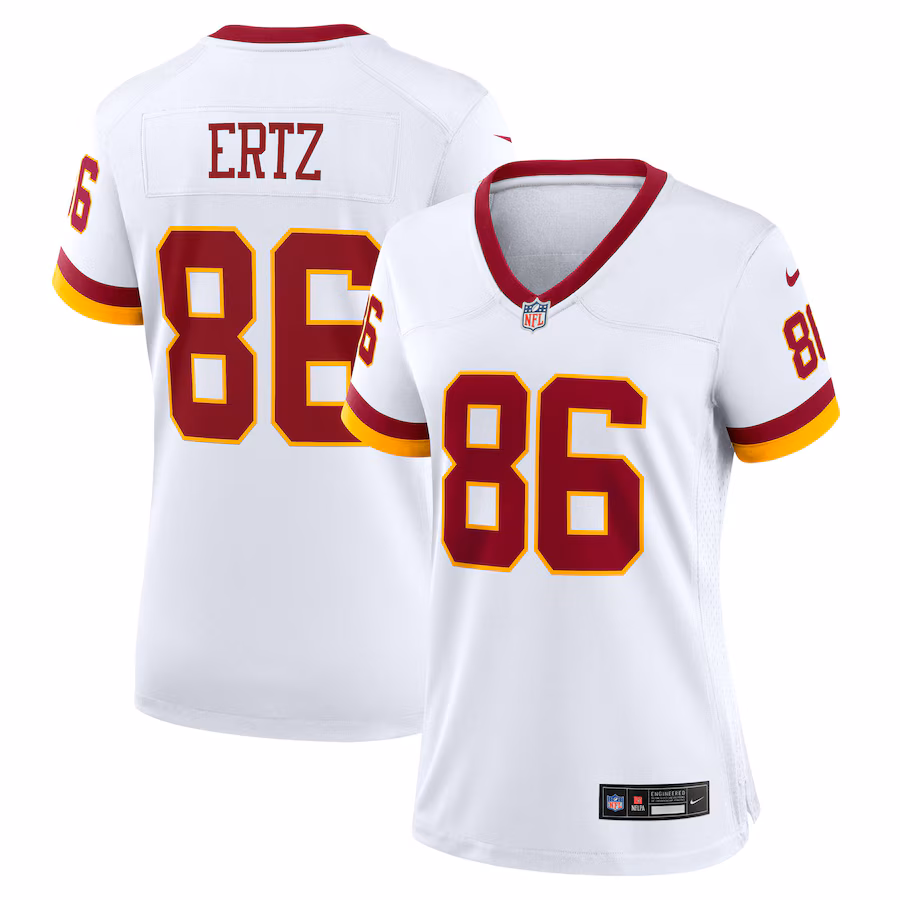 Women's Washington Commanders Zach Ertz Nike White Game Super Bowl Era Jersey - ujerseystore