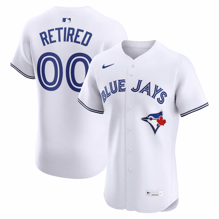 Men's Toronto Blue Jays Nike White Home Elite Pick-A-Player Retired Roster Jersey - ujerseystore