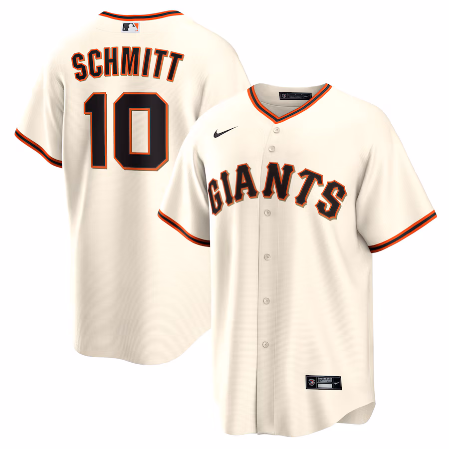 Men's San Francisco Giants Casey Schmitt Nike Cream Home Replica Jersey - ujerseystore