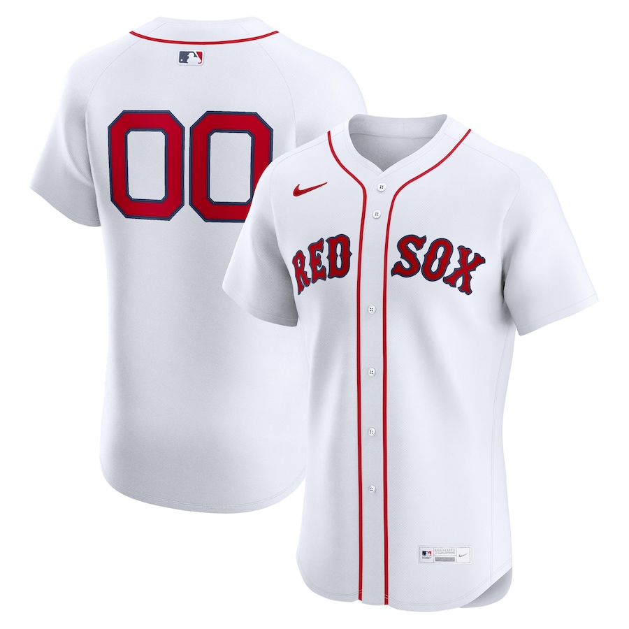 Men's Boston Red Sox Nike White Home Elite Pick-A-Player Retired Roster Jersey - ujerseystore
