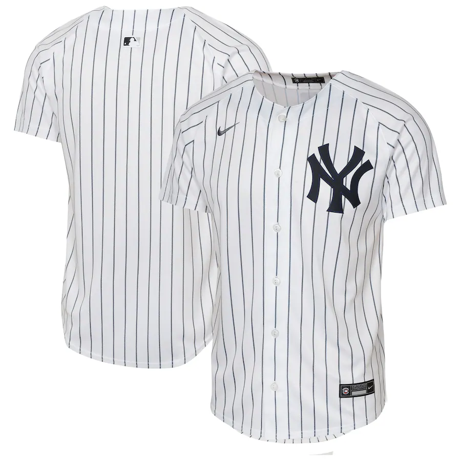Youth New York Yankees Nike White Home Blank Limited Baseball Jersey - ujerseystore