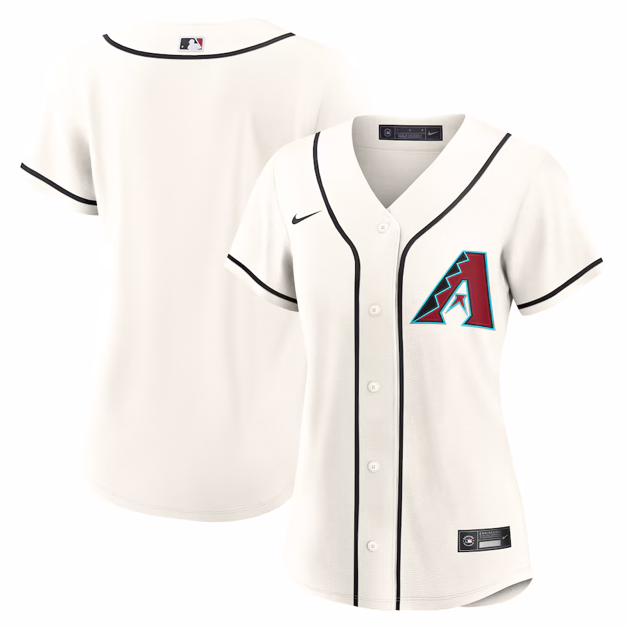 Women's Arizona Diamondbacks Nike Cream Home Replica 2.0 Jersey - ujerseystore