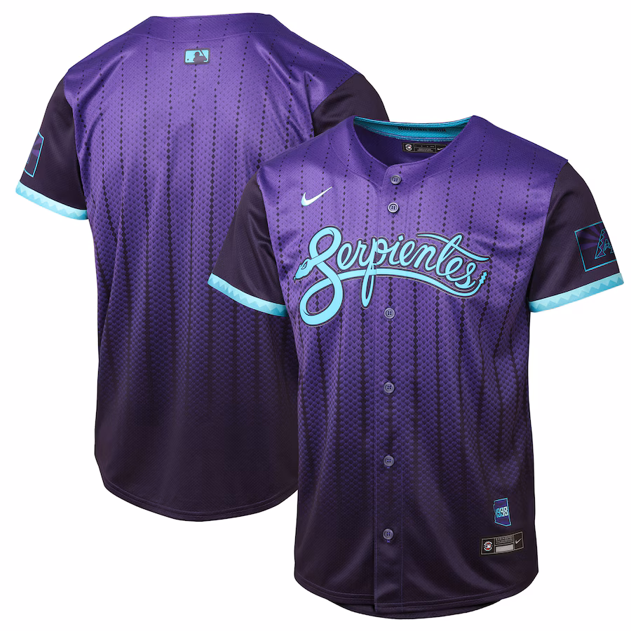 Youth Arizona Diamondbacks Nike Purple 2025 City Connect Limited Jersey - ujerseystore