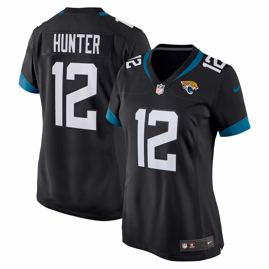 Women's Jacksonville Jaguars Travis Hunter Nike Black Alternate Game Jersey - ujerseystore
