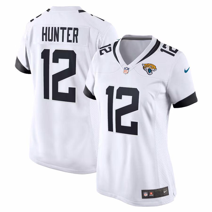 Women's Jacksonville Jaguars Travis Hunter Nike White Game Jersey - ujerseystore