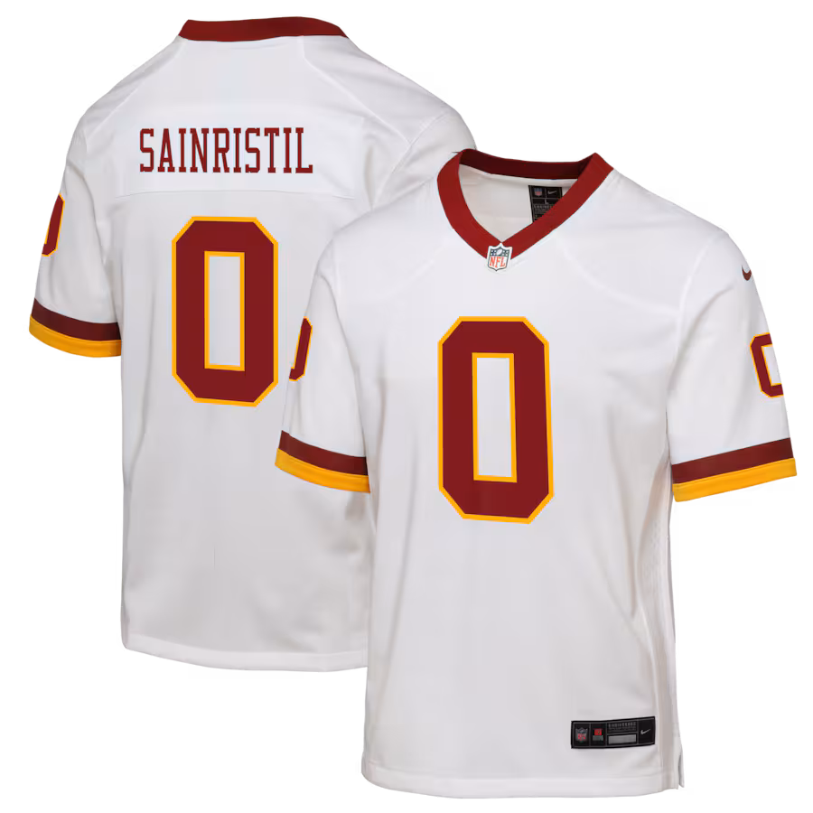 Youth Washington Commanders Mike Sainristil Nike White Alternate 2 Game Jersey - ujerseystore