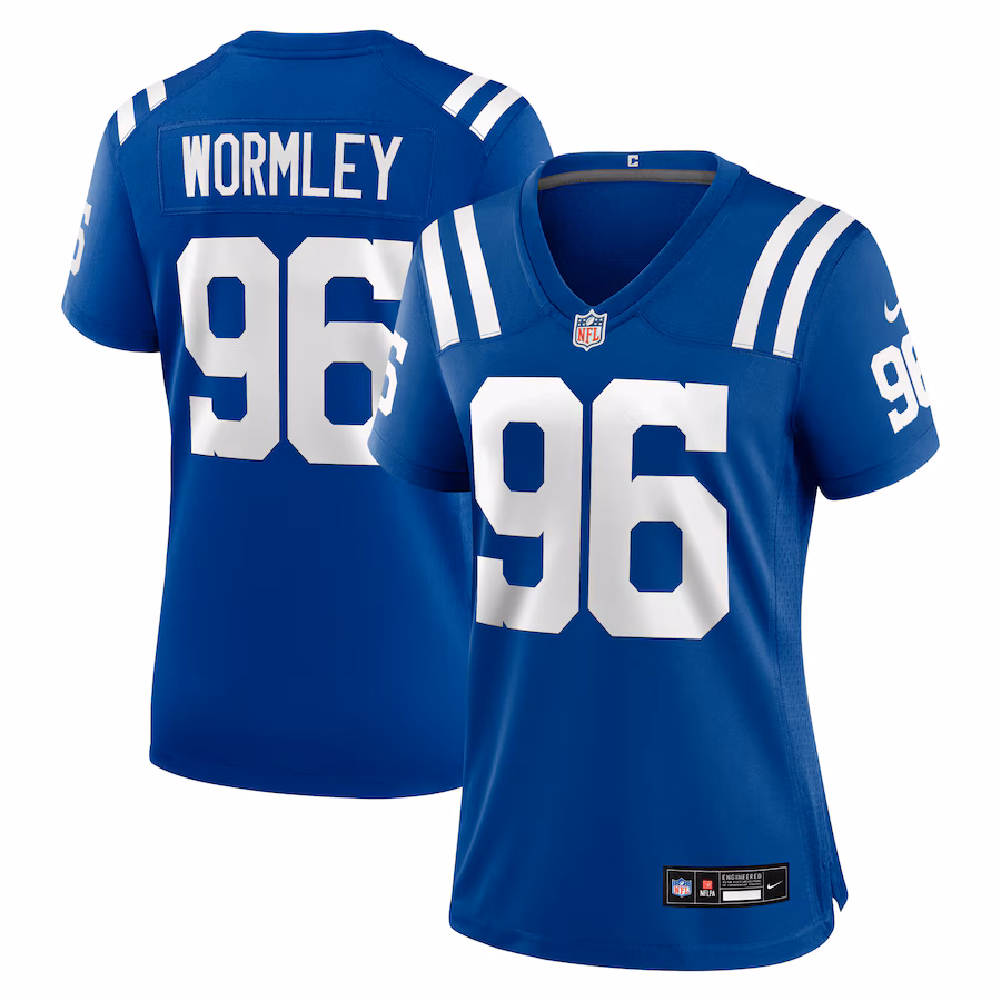 Women's Indianapolis Colts Chris Wormley Nike Royal Team Game Jersey - ujerseystore