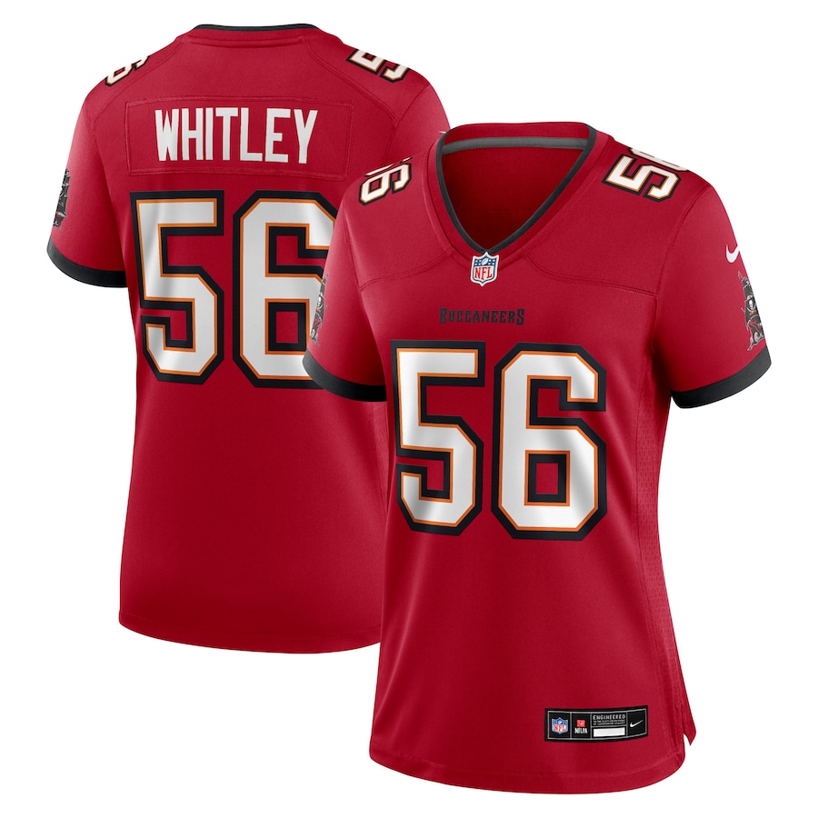 Women's Tampa Bay Buccaneers Benton Whitley Nike Red Team Game Jersey - ujerseystore