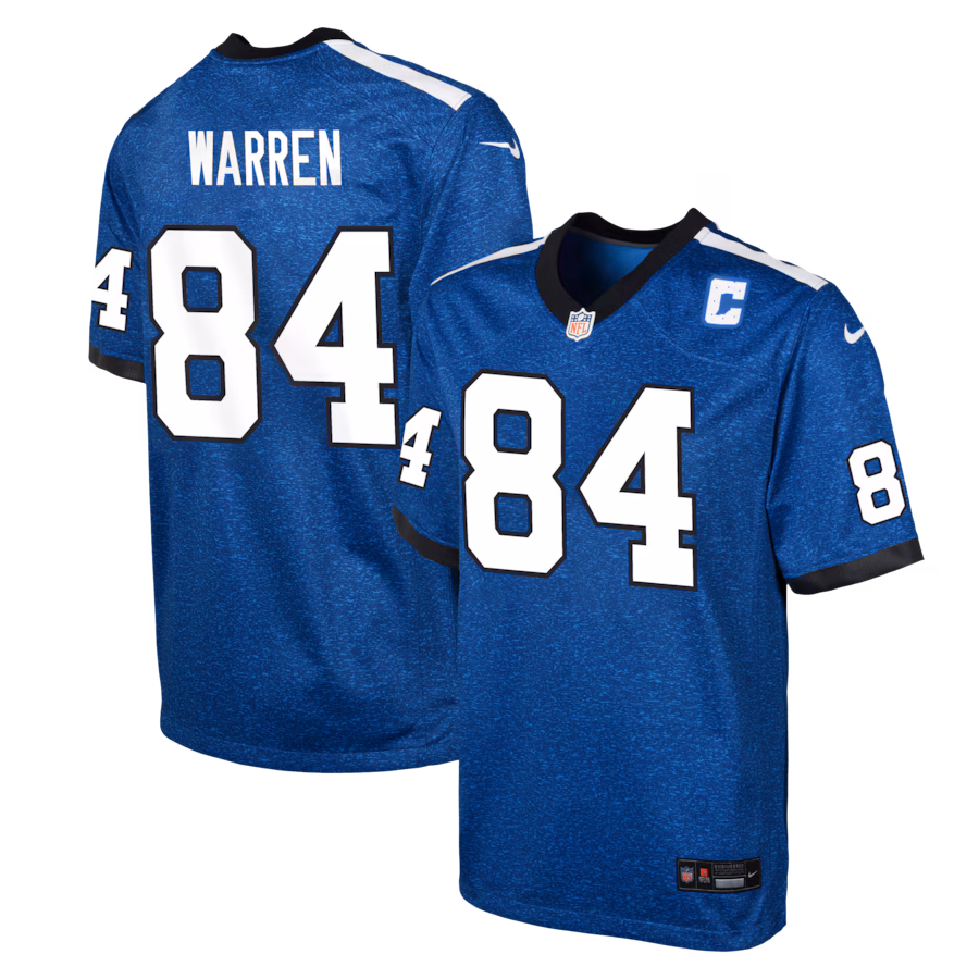 Youth Indianapolis Colts Tyler Warren Nike Royal Alternate 2 Game Jersey - ujerseystore