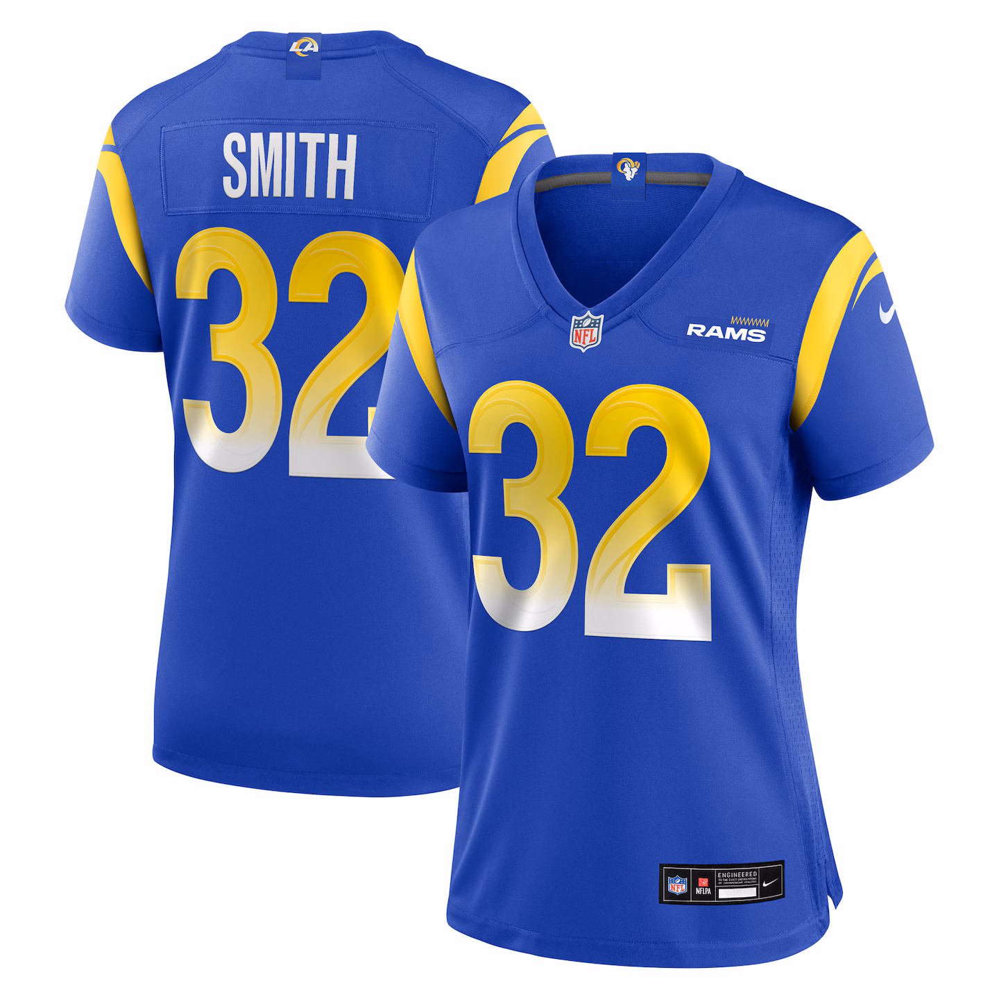 Women's Los Angeles Rams Christopher Smith Nike Royal Team Game Jersey - ujerseystore