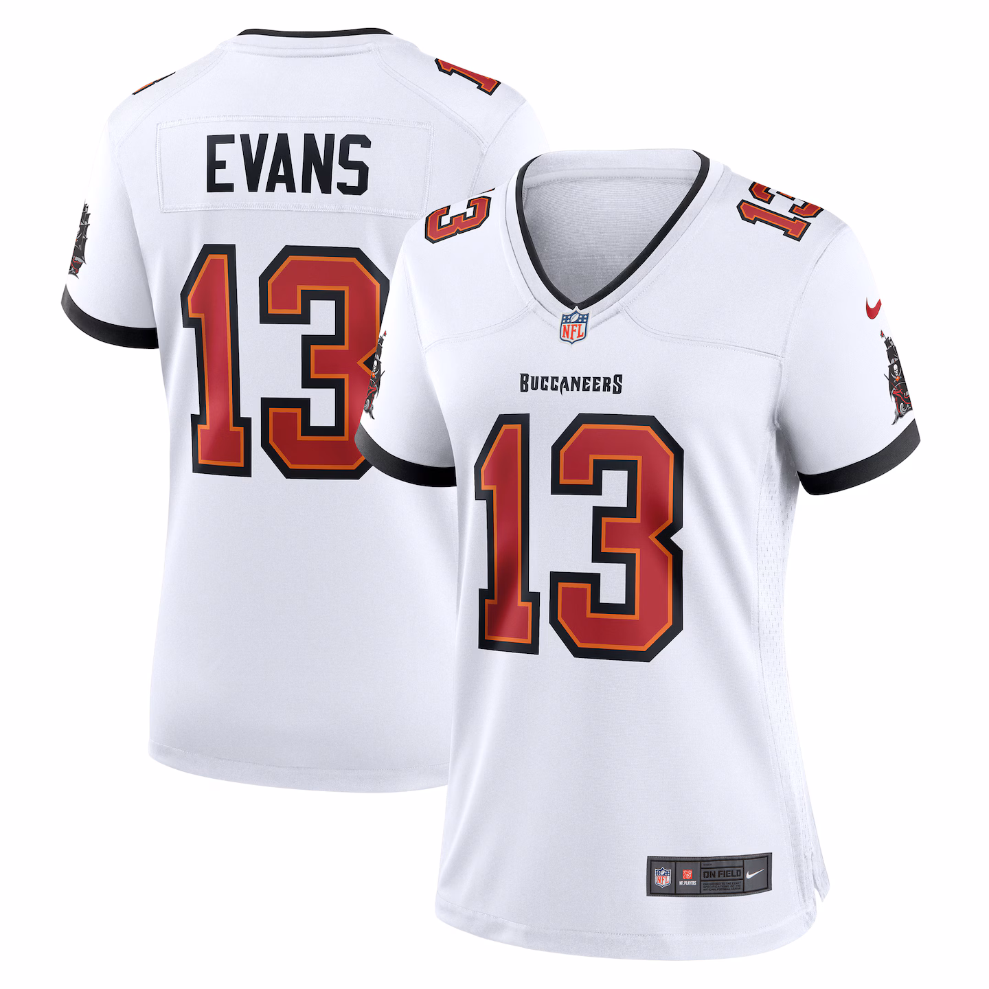 Women's Tampa Bay Buccaneers Mike Evans Nike White Game Jersey - ujerseystore
