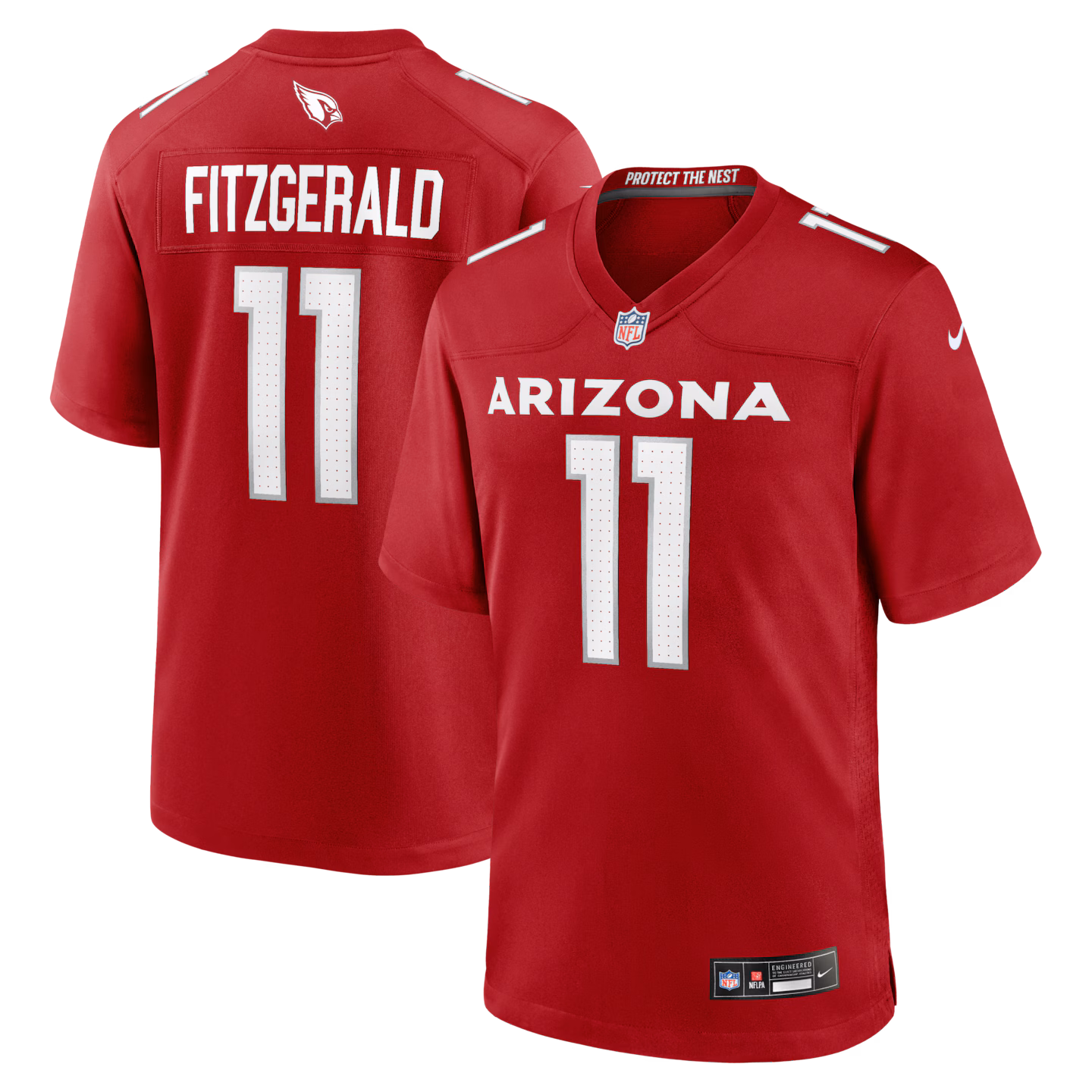 Men's Arizona Cardinals Larry Fitzgerald Nike Cardinal Team Retired Game Jersey - ujerseystore