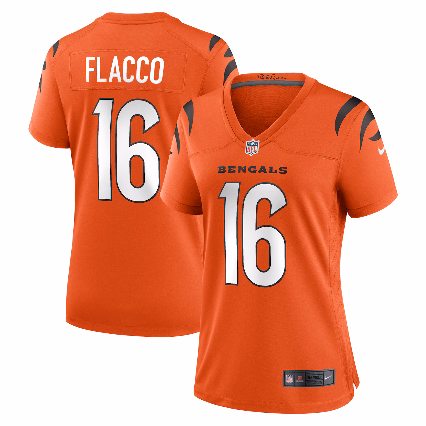 Women's Cincinnati Bengals Joe Flacco Nike Orange Alternate Game Jersey - ujerseystore