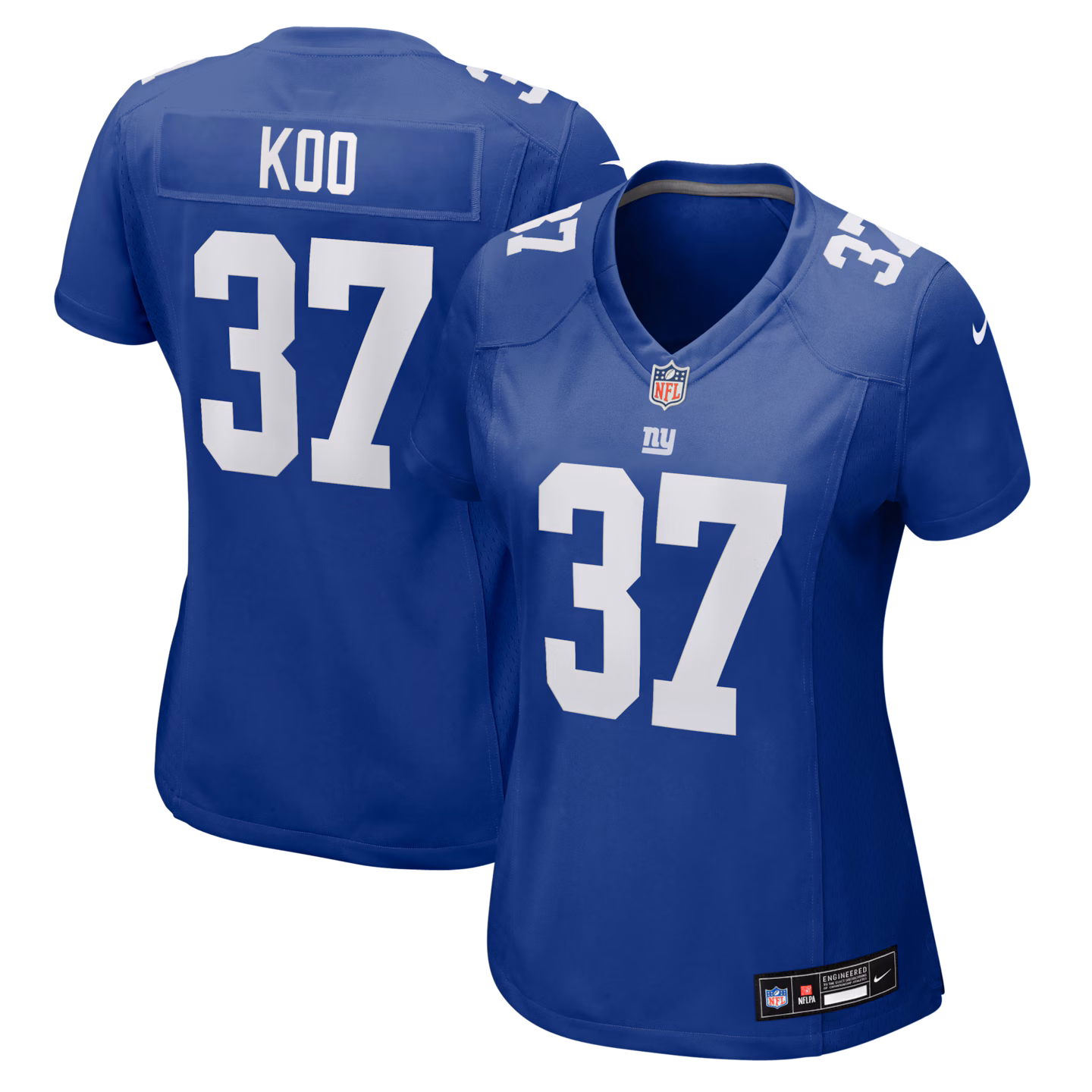 Women's New York Giants Younghoe Koo Nike Royal Team Game Jersey - ujerseystore