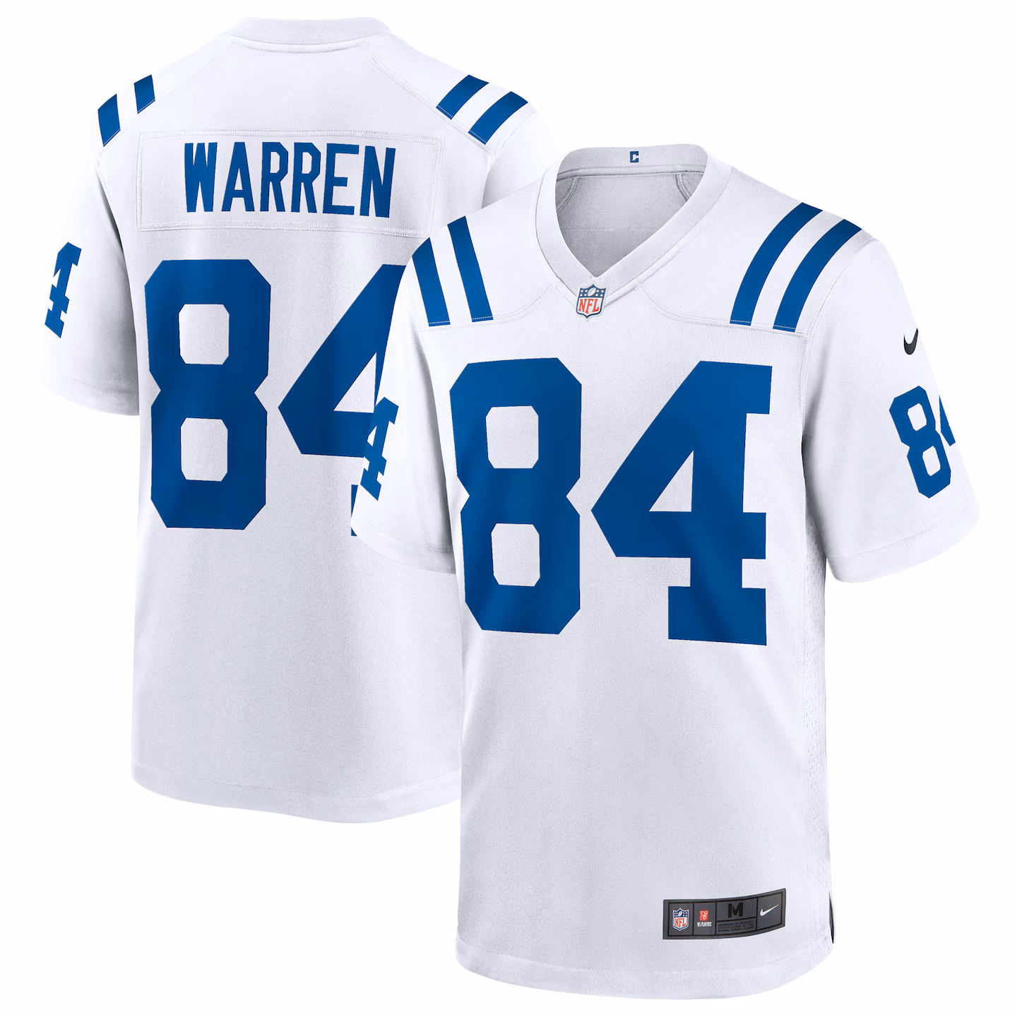 Men's Indianapolis Colts Tyler Warren Nike White Game Jersey - ujerseystore